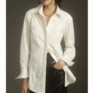 Maeve Shoulder-Detail Button-down Shirt